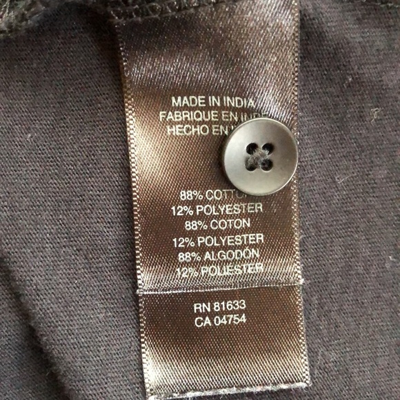 REACTION Kenneth Cole Men's Size XL Black and Grey Henley Shirt - Picture 4 of 6